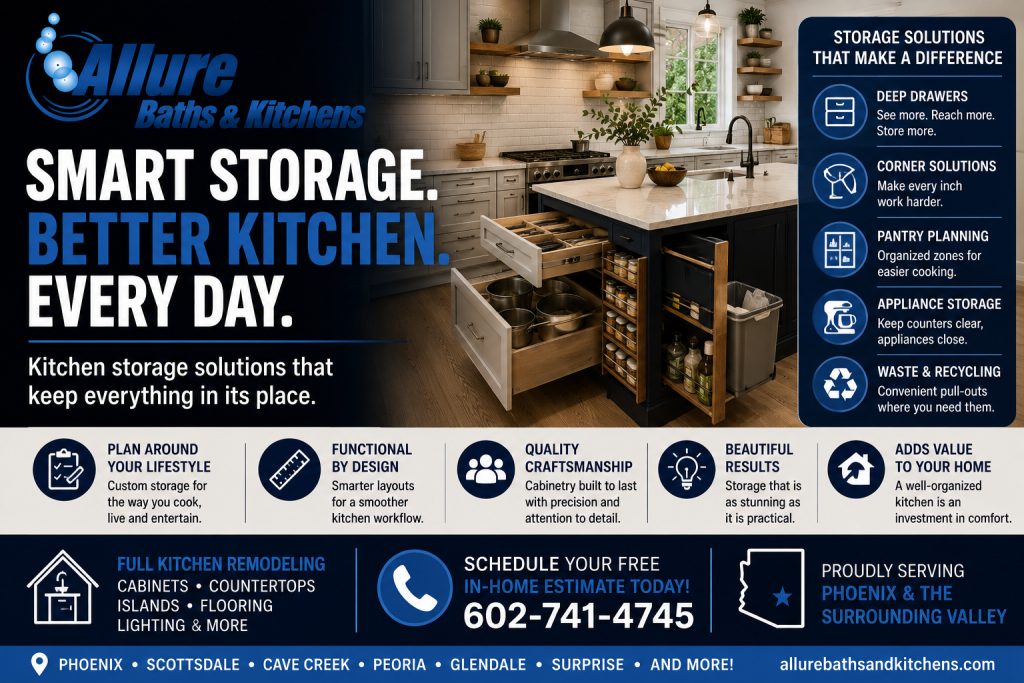 Kitchen Storage Upgrades for Phoenix Remodels