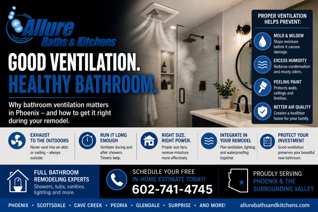 Why Bathroom Ventilation Matters in Phoenix